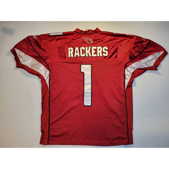 Vintage Y2K Neil Rackers Arizona Cardinals Football Reebok Stitched Jersey 50‎ - Picture 1 of 10